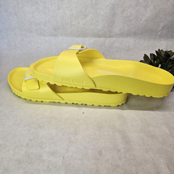 Birkenstock Madrid EVA Sandals Yellow Women 41 Sz US 10 Lightweight Slides - Picture 7 of 8